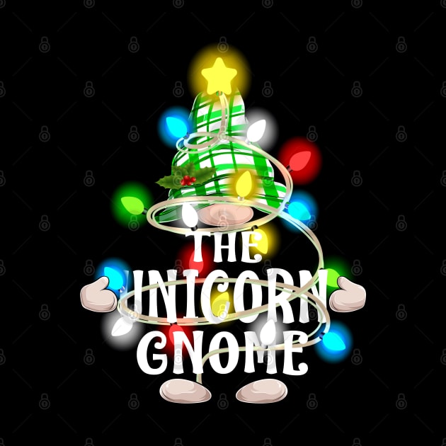 The Unicorn Gnome Christmas Matching Family Shirt by intelus