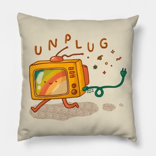 Unplug Crew - Tv Pillow