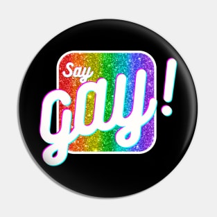 Say Gay! Pin