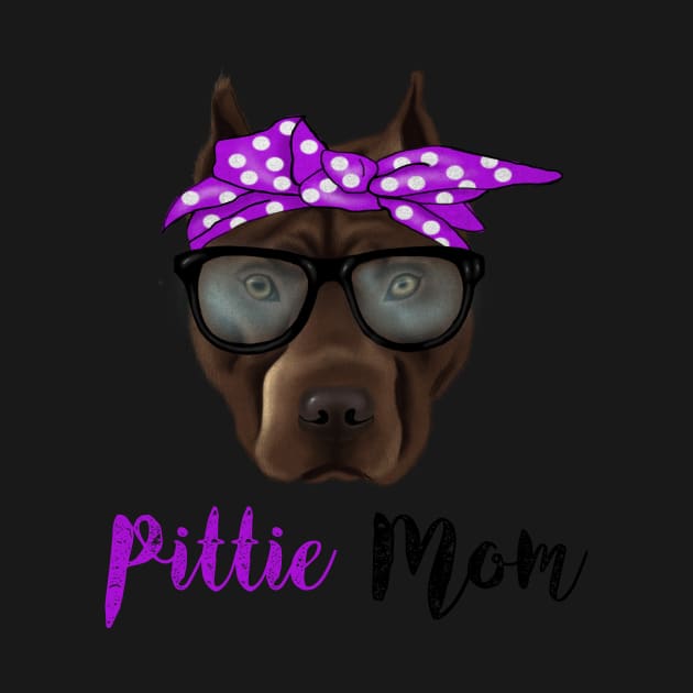 Pittie Mom, Pitbull Lover by dukito