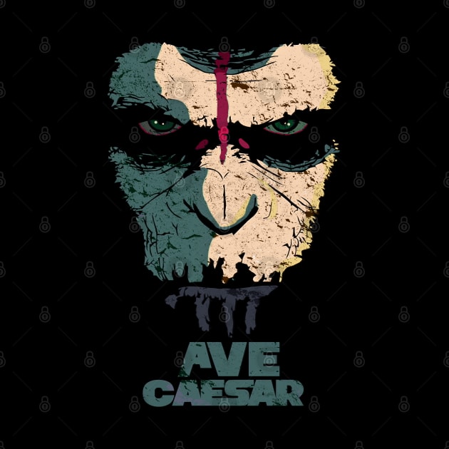 Ape not kill ape... Ave Caesar from Rise of the Planet of the Apes by DaveLeonardo