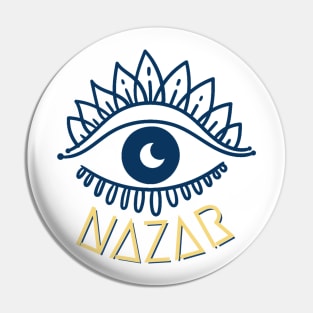 Evil Eye - Ornate Nazar Pin