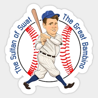 Babe Ruth 1933 Goudey (Yellow) Baseball Card - Babe Ruth - Sticker