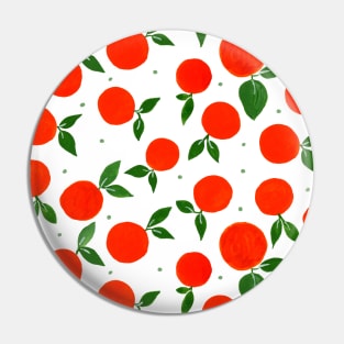 Tangerine pattern Pin