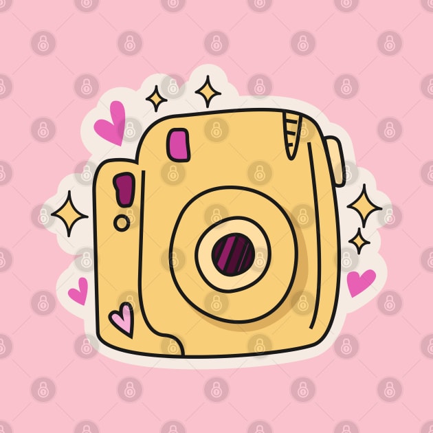 Cute camera design by BrightLightArts