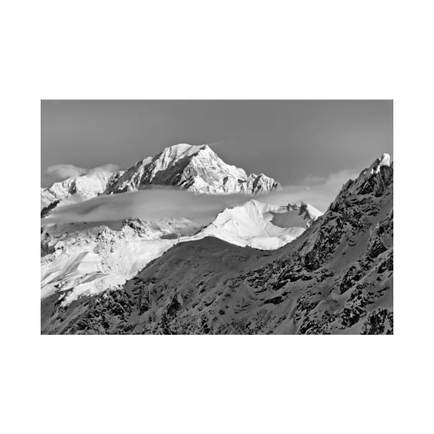 Mont Blanc from Les Arcs French Alps France by AndyEvansPhotos