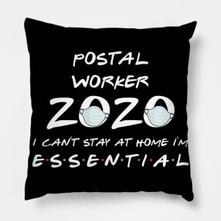 Postal Worker 2020 Quarantine Gift Pillow