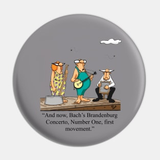 Funny Spectickles Classical Music Humor Pin