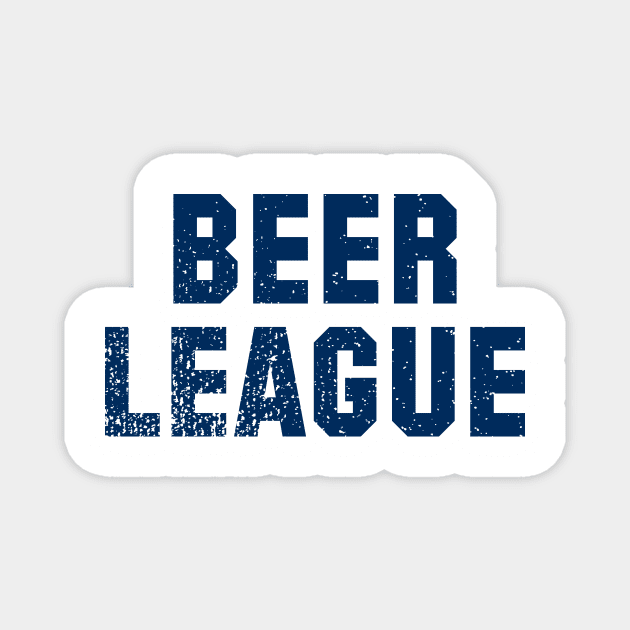 Beer League Hockey Magnet by Kyle O'Briant