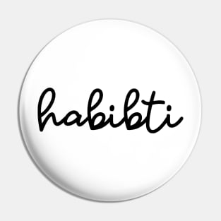 habibti - black Pin