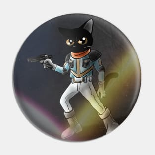 Cat space soldier Pin