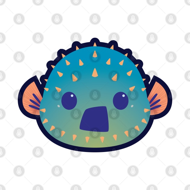 Shocked Puffer Fish by zarya_kiqo