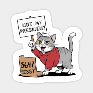 Cats-against-trump Magnet