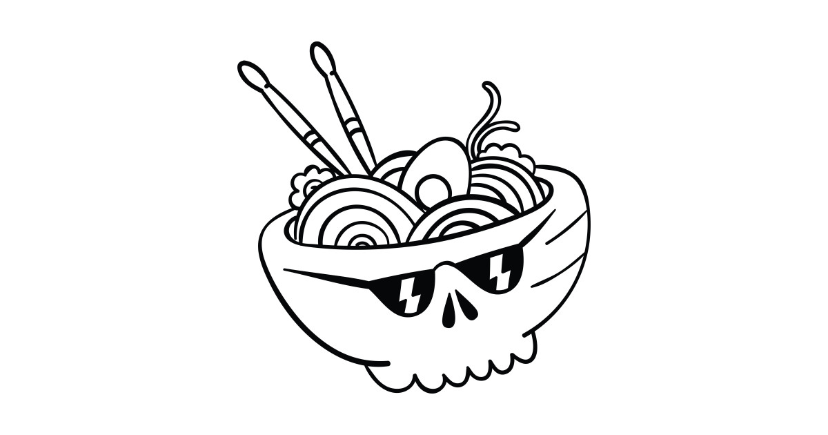 Death by Noodles Noodles TShirt TeePublic