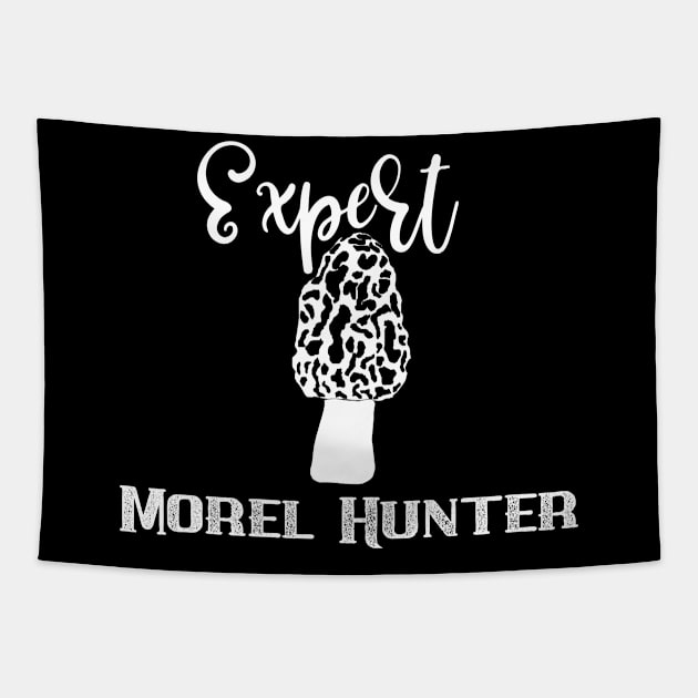 Expert Morel Hunter Tapestry by LucyMacDesigns