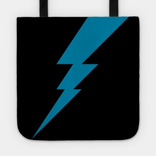 Lightning Bolt geometric Blue Symbol Tote