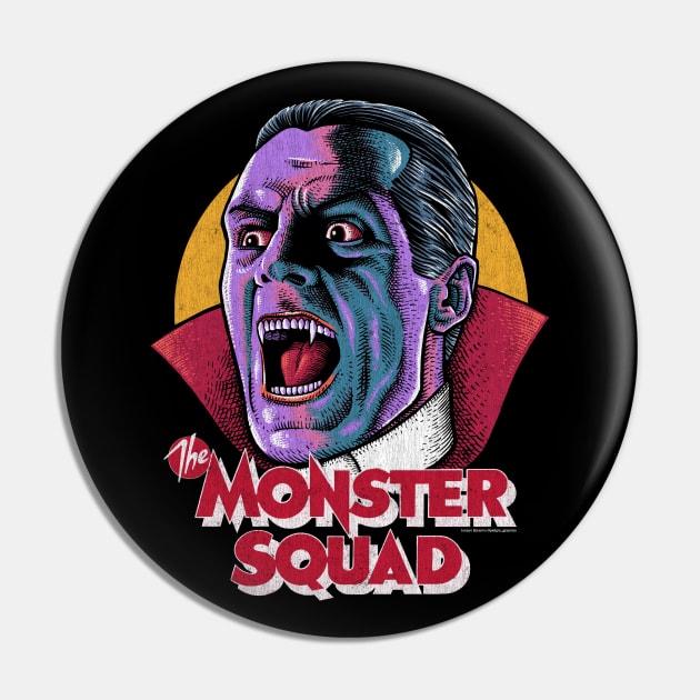 Monster Squad, Cult Classic, 80s Pin by PeligroGraphics