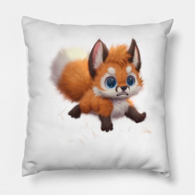 Eep (T-shirt) Pillow by silverfox5213