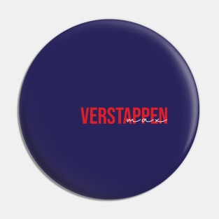 Max Verstappen Driver Name - 2022 Season #5 Pin