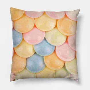 candy flying saucers Pillow