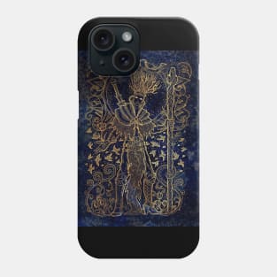 Pagan King. Celestial Background. Phone Case