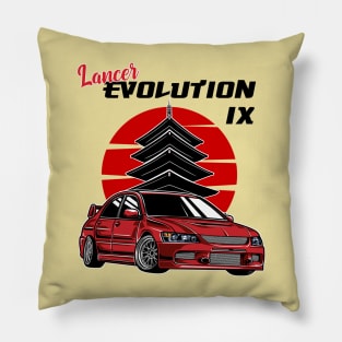 Lancer Evolution IX Pillow