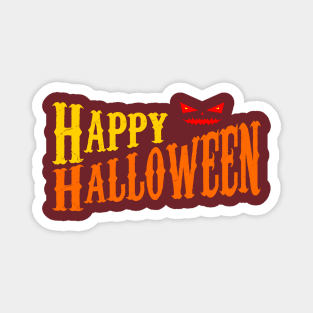 Happy Halloween with pumpkin Magnet