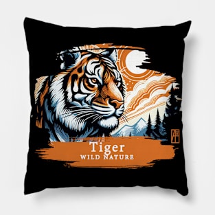 Tiger- WILD NATURE - TIGER -17 Pillow