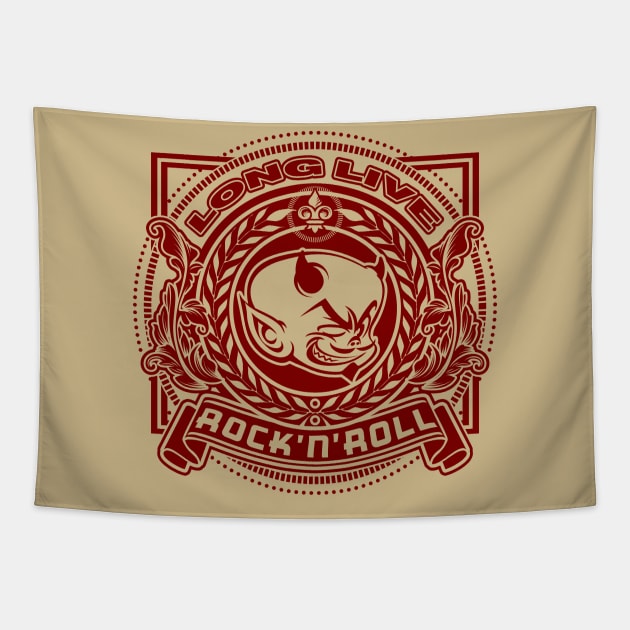 Long Live Rock'n'Roll Vintage Style Tapestry by wickedpretty