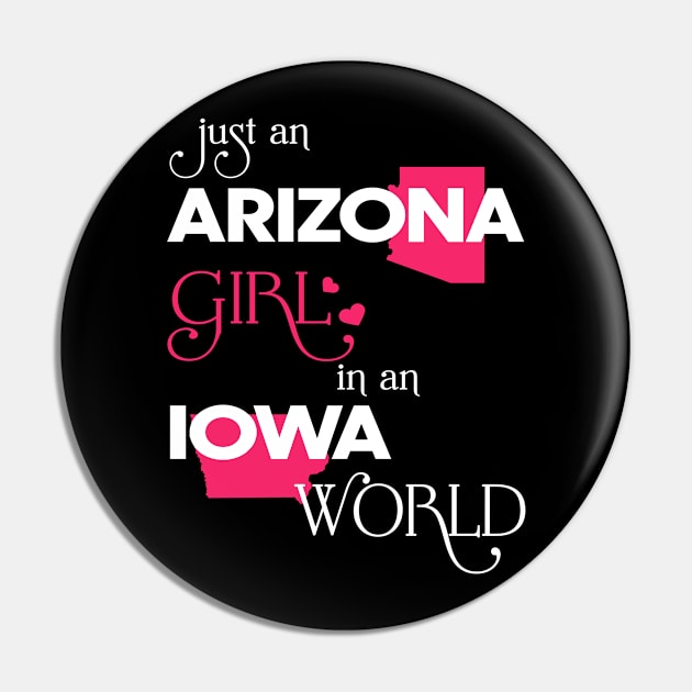 Just Arizona Girl In Iowa World Pin by FaustoSiciliancl