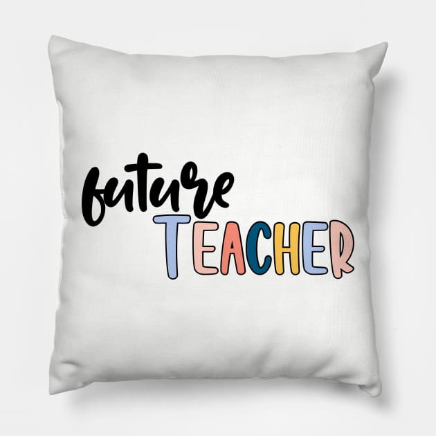 future teacher Pillow by 3rd Gilmore Girl