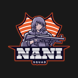 Gun gril! kawaii anime girl from NANI squad! T-Shirt