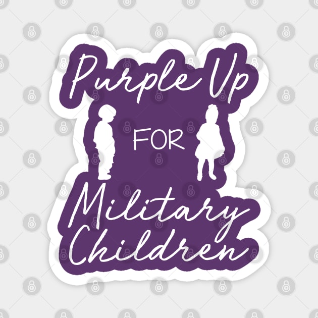 Purple Up! for Military Children Magnet by giovanniiiii