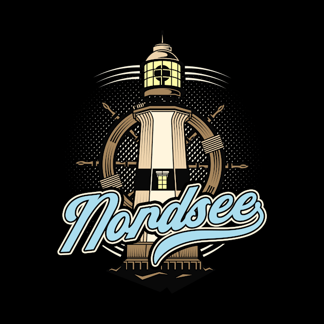 Nordsee Leuchtturm Küste Norddeutschland Ostfriese by Foxxy Merch