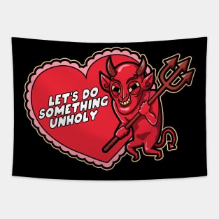 Devil Valentine Tapestry