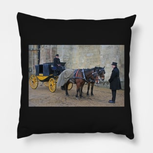 Your Carriage Awaits M'Lady Pillow