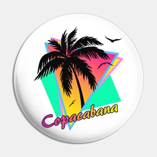 Copacabana Cool 80s Sunset Pin