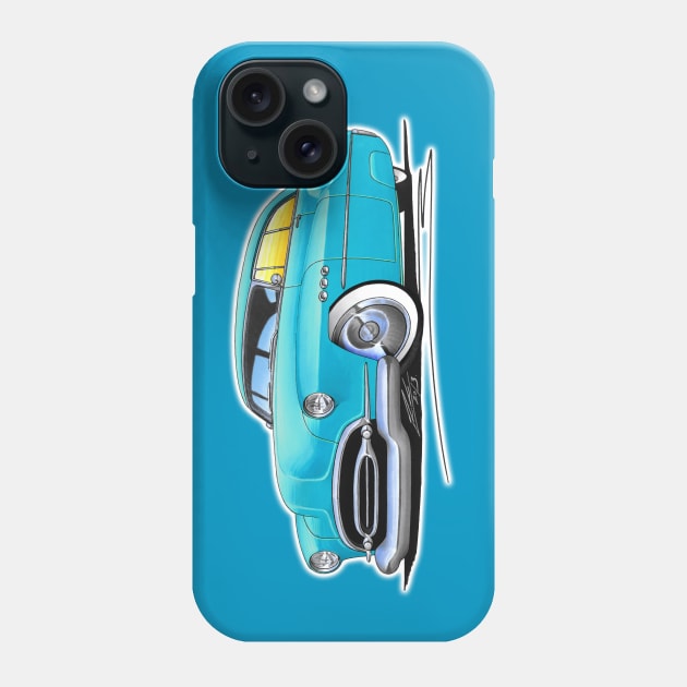 Buick SuperRiviera (1952) Turquoise Phone Case by y30man5