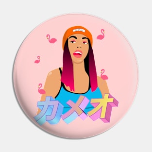 JAPANESE AMERICAN GIRL BIRTHDAY Pin