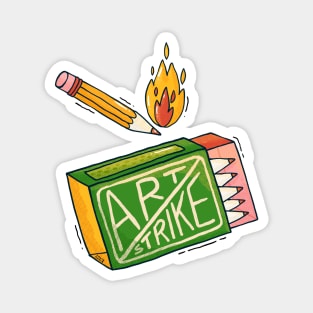 Art Strike Magnet