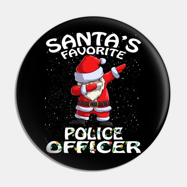 Santas Favorite Police Officer Christmas Pin by intelus