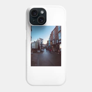 Durham city street sunset photo Phone Case