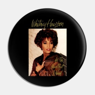 Whitney Houston Vintage Pin