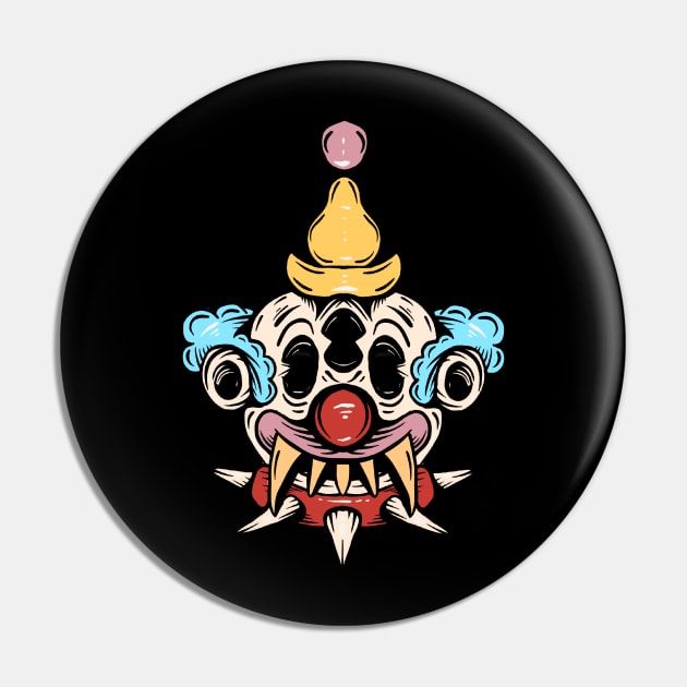 Killer clown Pin by MKHKKNNN