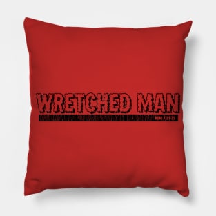 WRETCHED MAN _ ATHLETIC Pillow