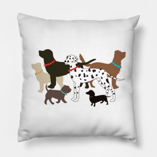 Pack of Dogs Pillow