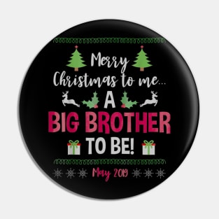 Christmas Big Brother Holiday Pregnancy Due May 2019 Pin