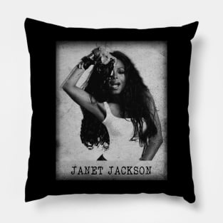 Janet Jackson // Minimalist Fanart Tribute Pillow