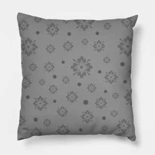 Grey aesthetic pattern Pillow