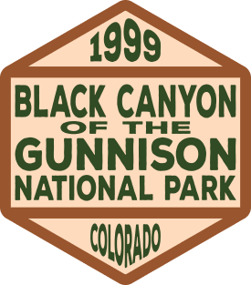 Black Canyon of the Gunnison National Park badge Magnet